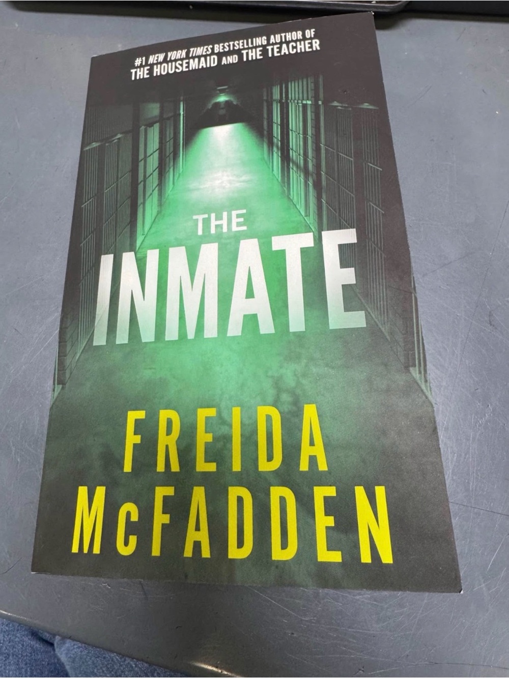 The Inmate by Freida McFadden - Green & Yellow Paperback